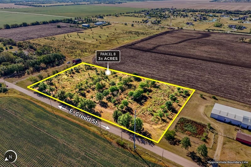 3+/- Acres E Creed St., Wichita