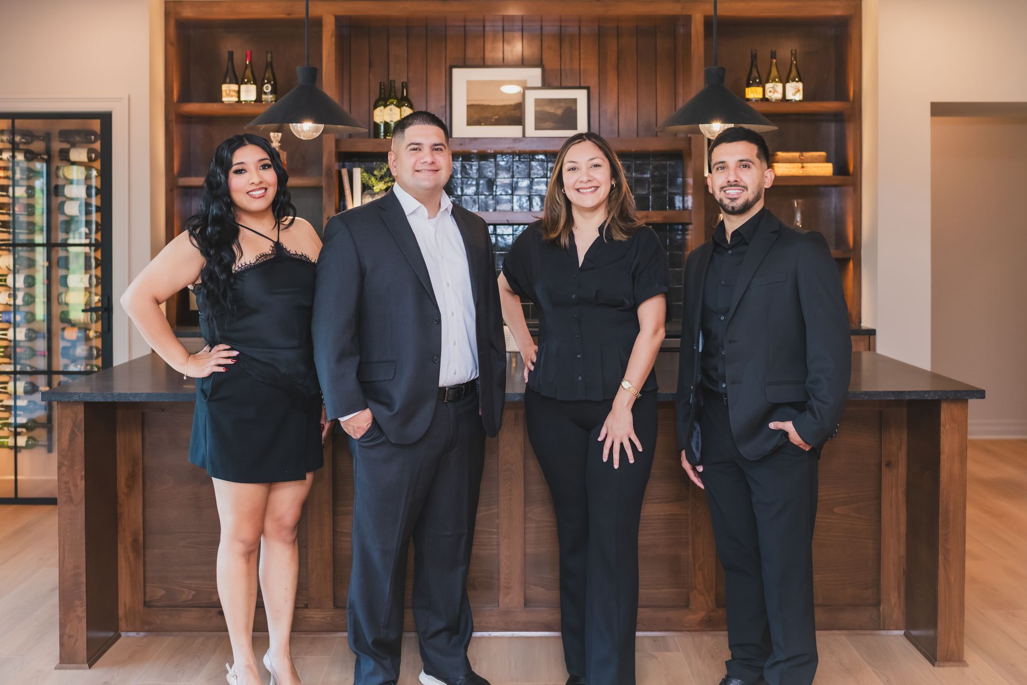 El equipo de TurnKey, de izquierda a derecha: Daniela Garcia, Daniel Gutierrez, Sophia Duran y Luis Benitez